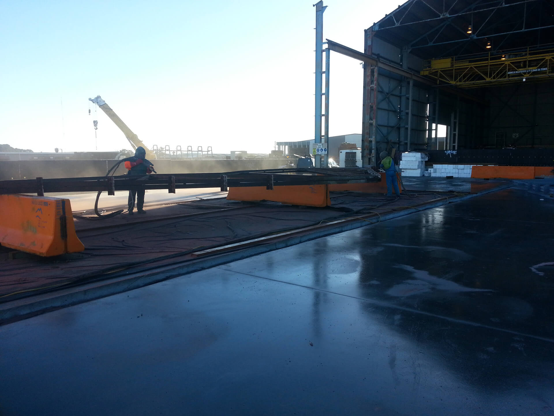 Mobile Sandblasting Services Melbourne & Ballarat Polyspray